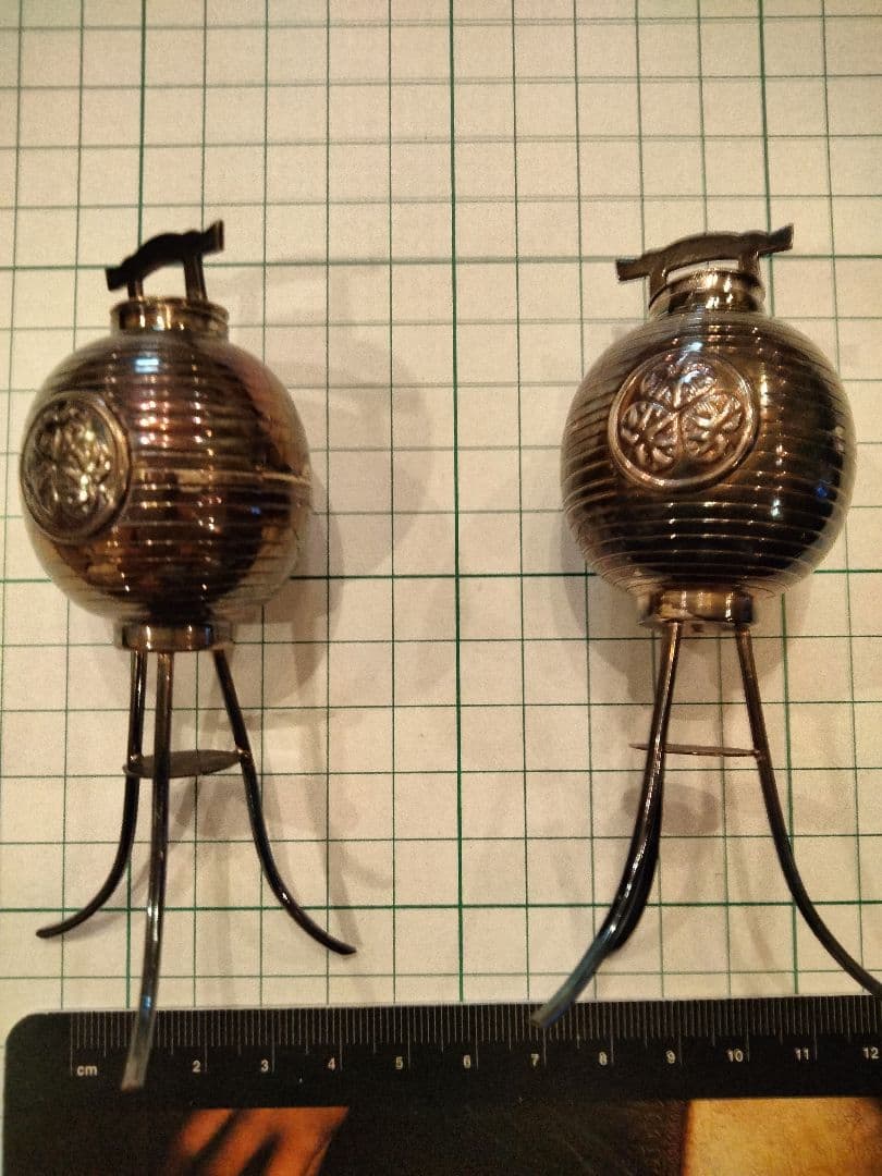 価格変更、和骨董、ペアーセット、日本製ア-ト、希少品シルバー、刻印有り