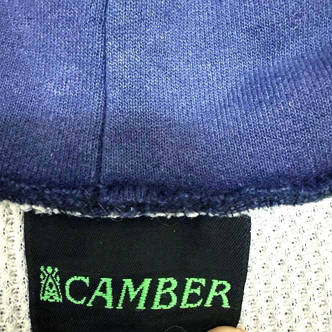 美品❗️入手困難❗️茄子紺‼️CAMBERフルジップパーカーS made in USA