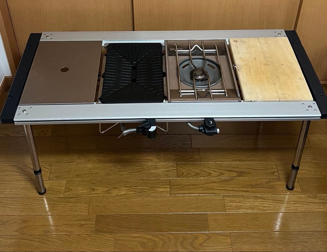 【9万円相当！限定フルセット】IGTアイアングリルテーブル ロング セット