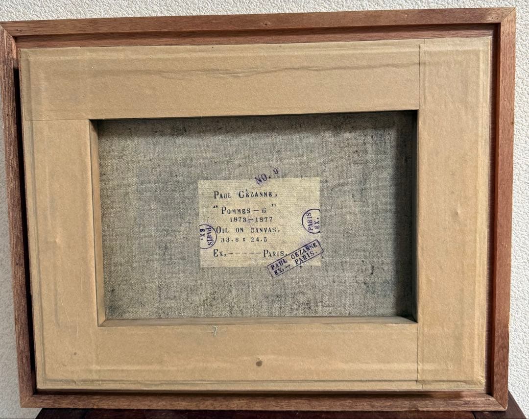 フランス絵画家　Paul Cézanne 果物の静物画 送料込み