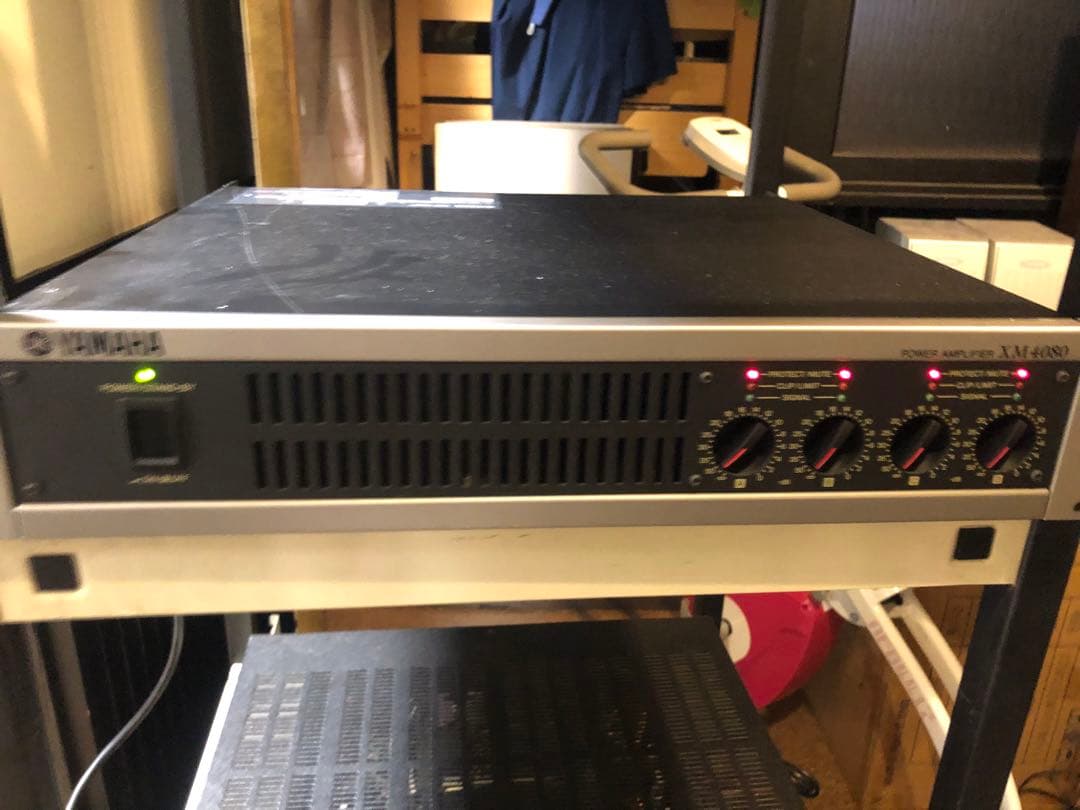 ヤマハの4chパワーアンプ XM4080