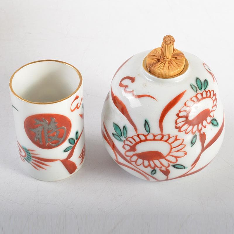 茶道具　漆塗　茶箱　茶碗　棗　香合など　八点　一式　M　R6134