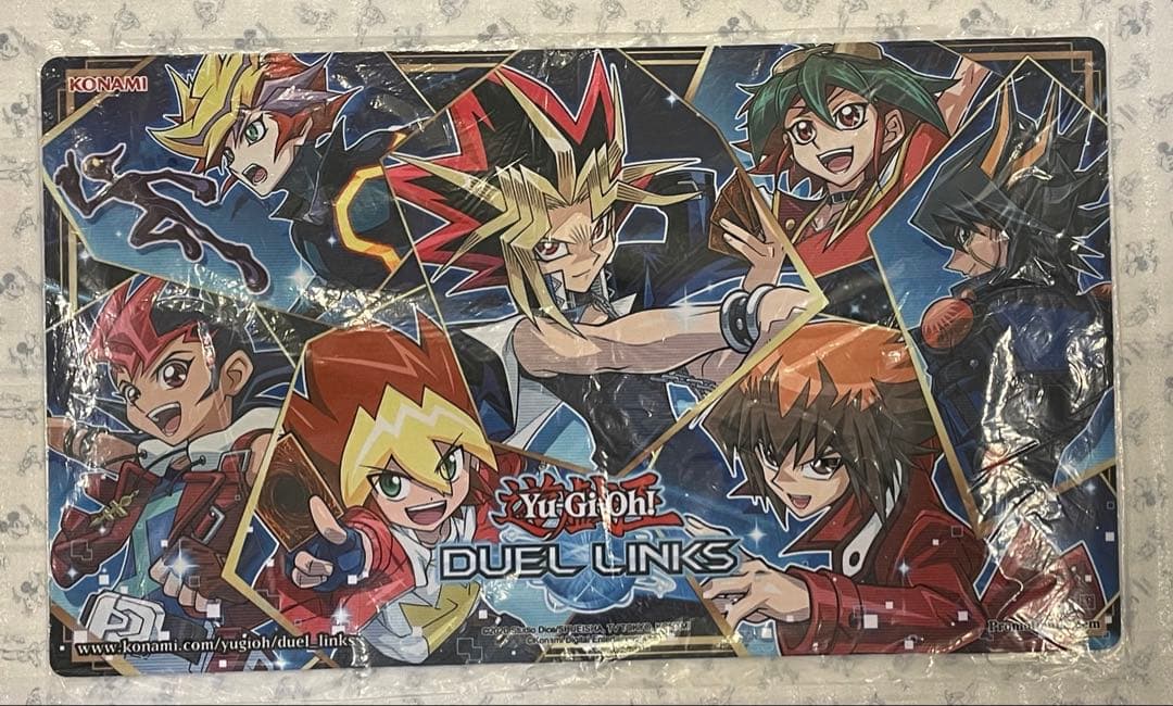 新品未開封 歴代主人公 デュエルリンクス プレイマット 遊戯王