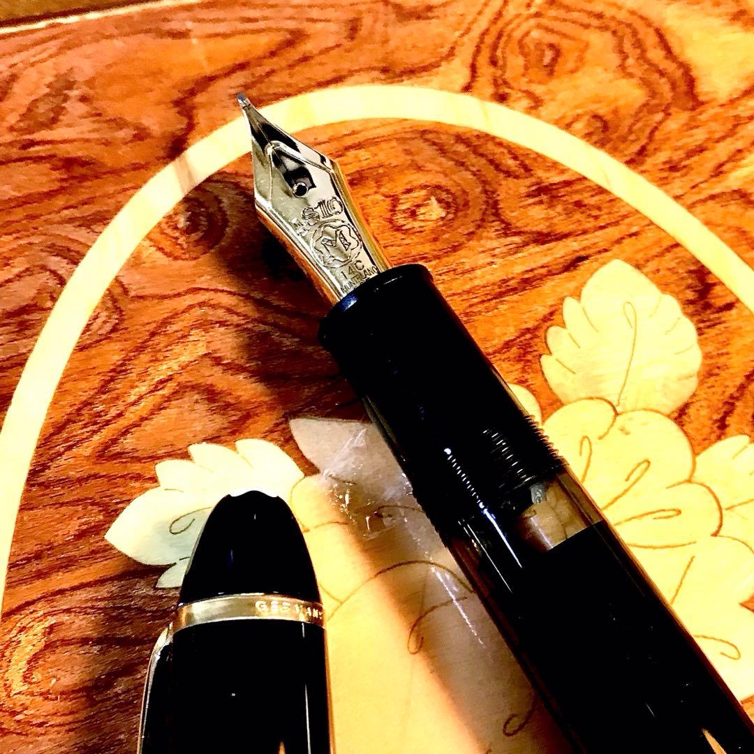 ☆極上の14C☆美しいモンブラン万年筆マイスターシュテック146(M)全金ペン