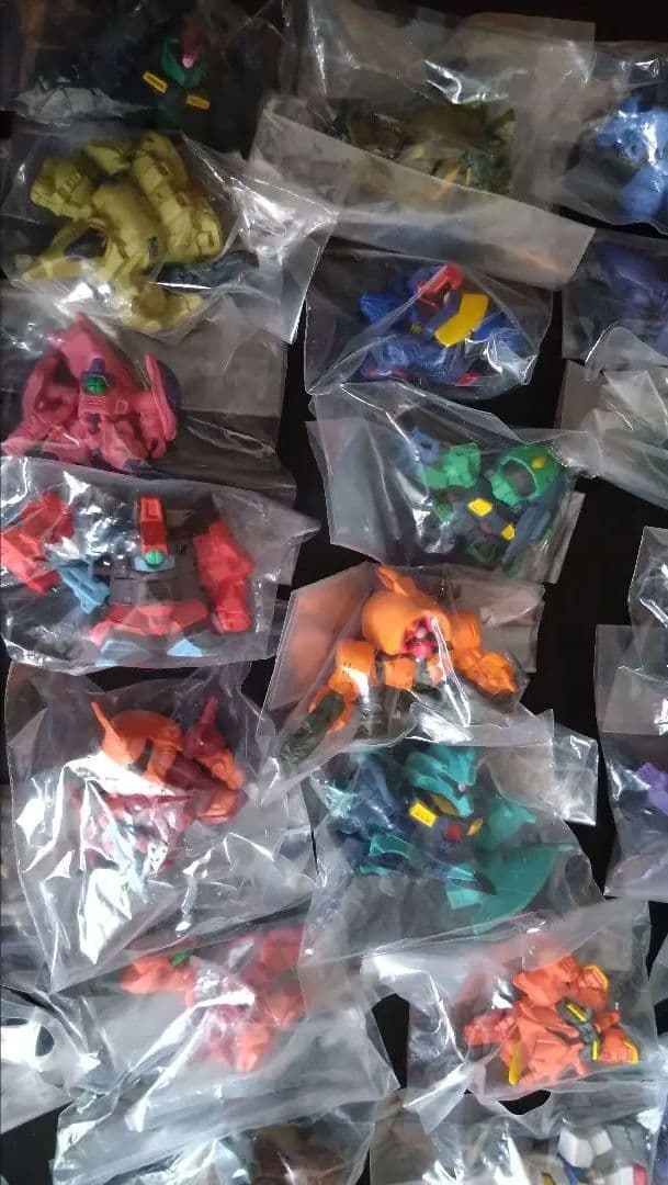 バンダイSDガンダムフルカラーステージダブり無し開封展示品109種セット