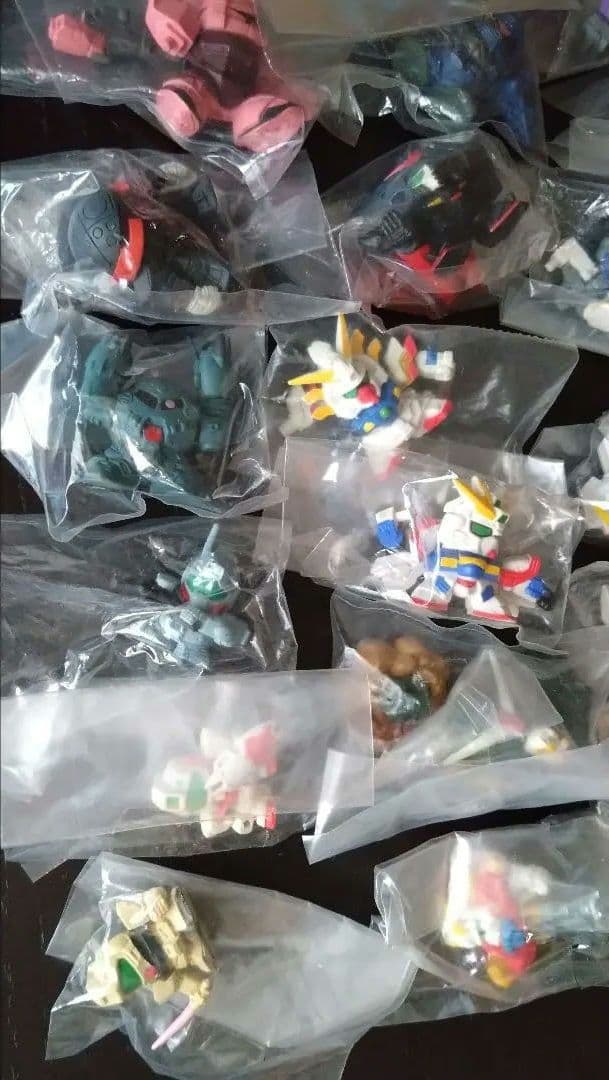 バンダイSDガンダムフルカラーステージダブり無し開封展示品109種セット