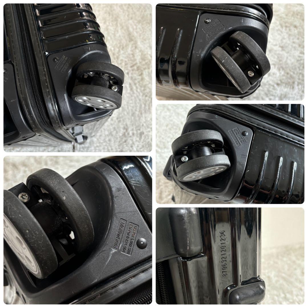 美品✨RIMOWA リモワ　ポリカボネート　サルサデラックス　ブラック　4輪