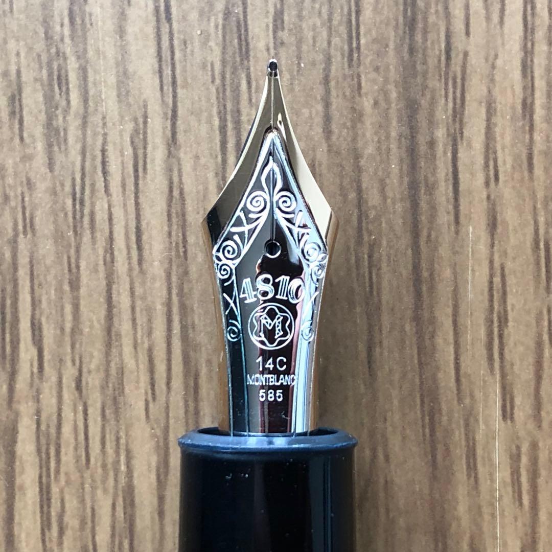 【希少・調整済み】モンブラン 149 14C 中白 二段エボナイト芯 万年筆