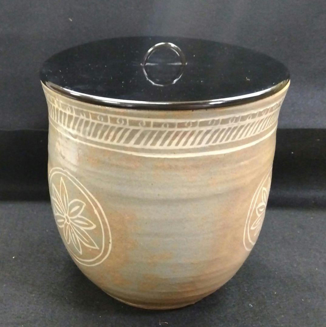 茶道具 水指 狂言袴 廣州窯 趙小守 共箱 高麗 韓国