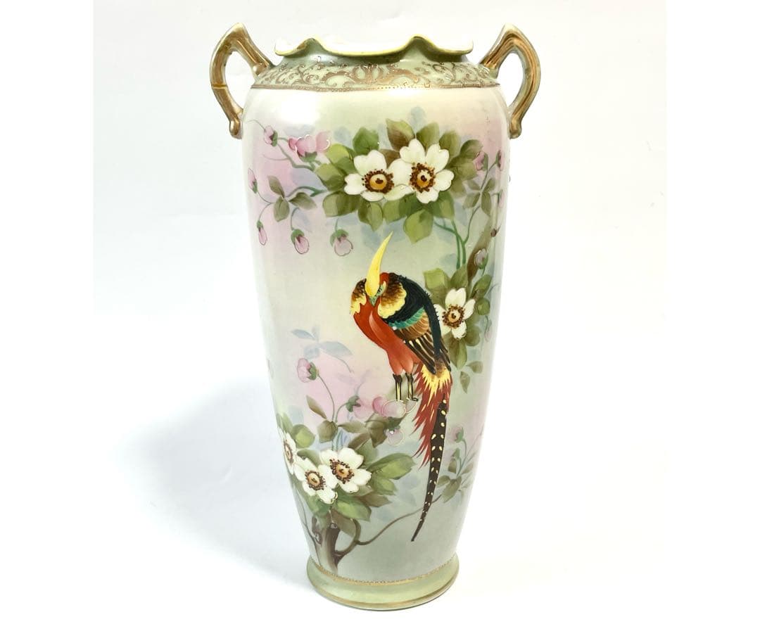 I.E. & C. Co. Japan Hand-Painted Vase 花瓶