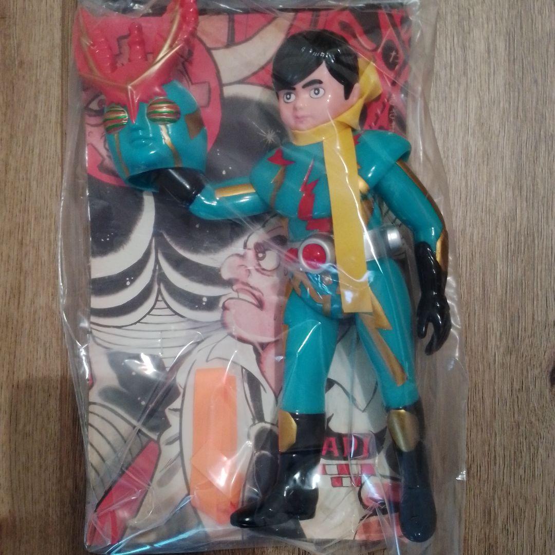 在庫最後 イナズマン　塗装版 面取れ　ソフビ 約25cm