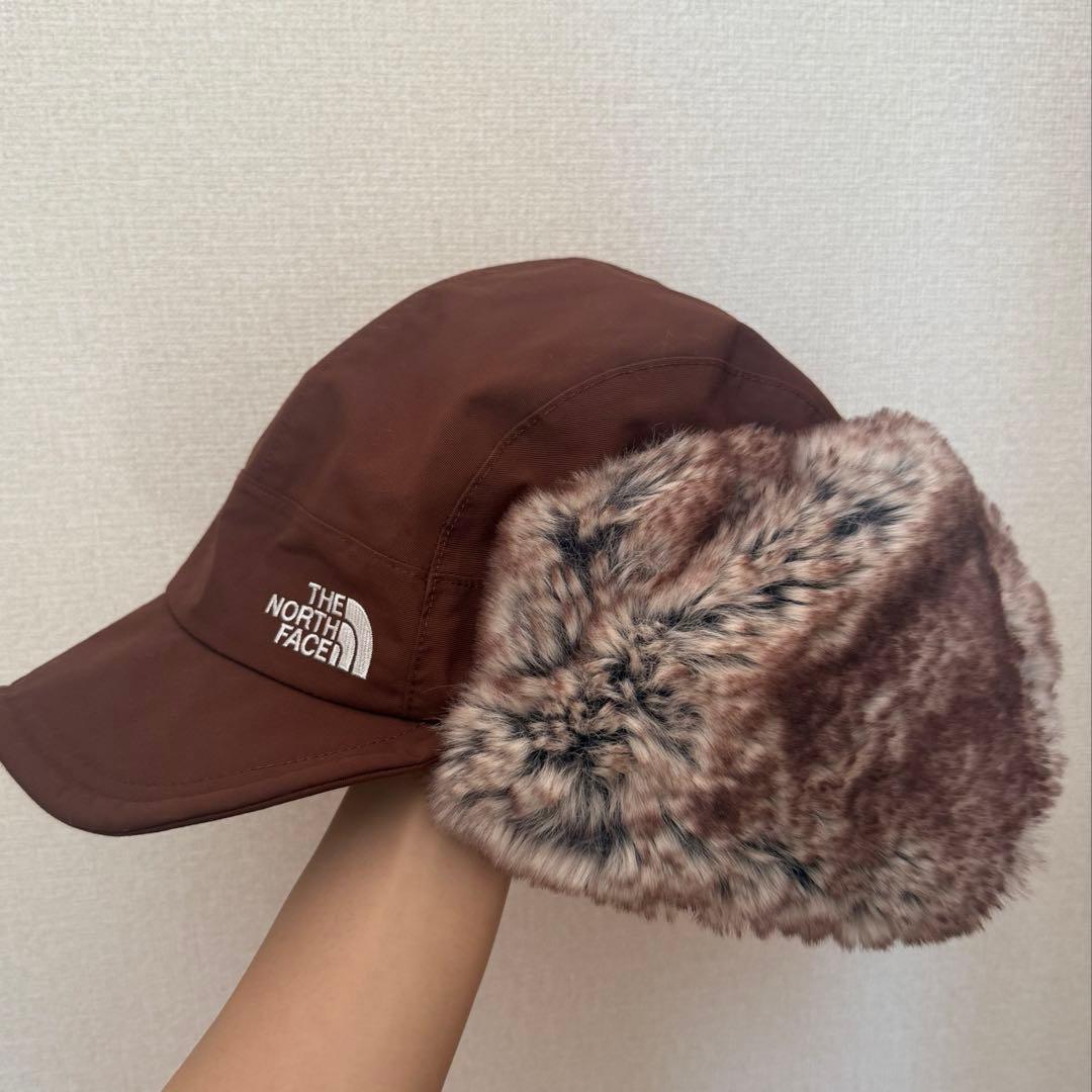 The North Face フライトキャップ ブラウン