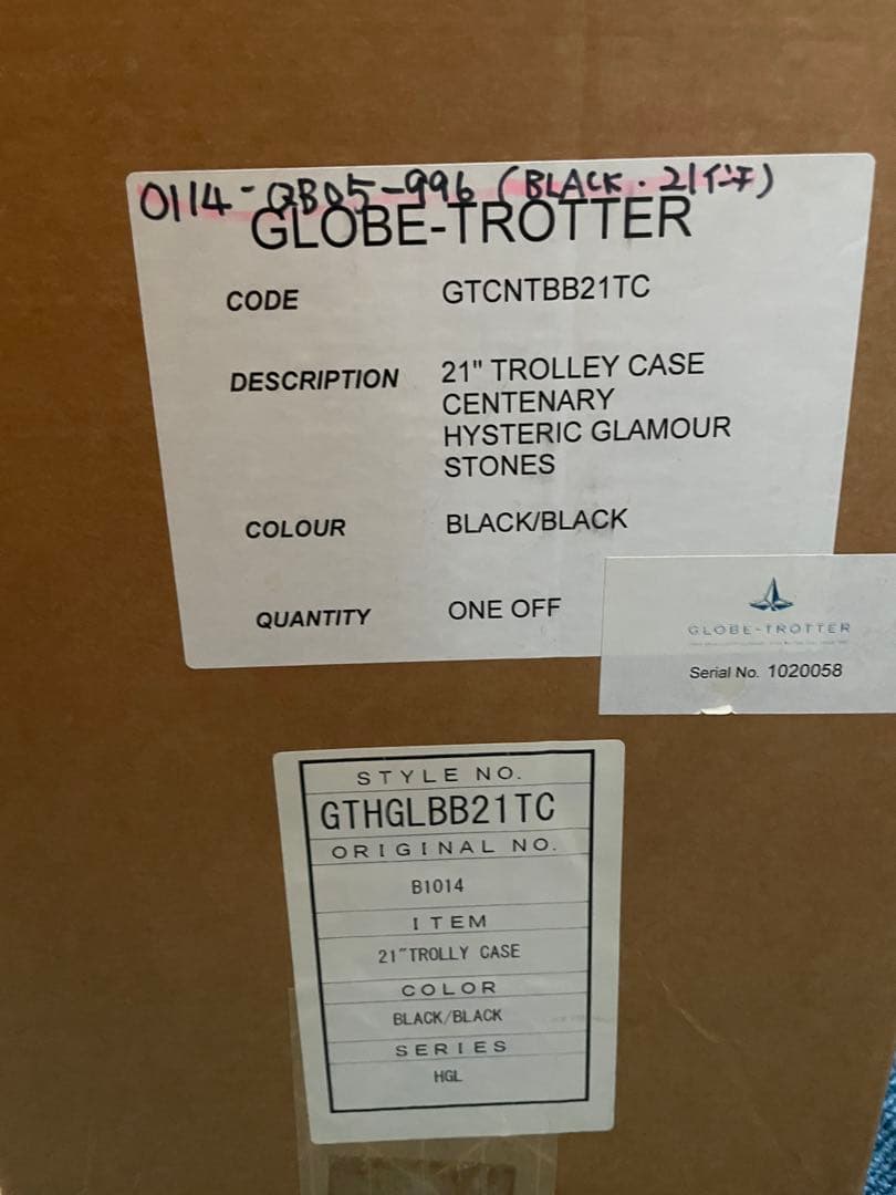 【新品】グローブトロッター ヒステリックグラマ　ローリングストーンズ　限定コラボ