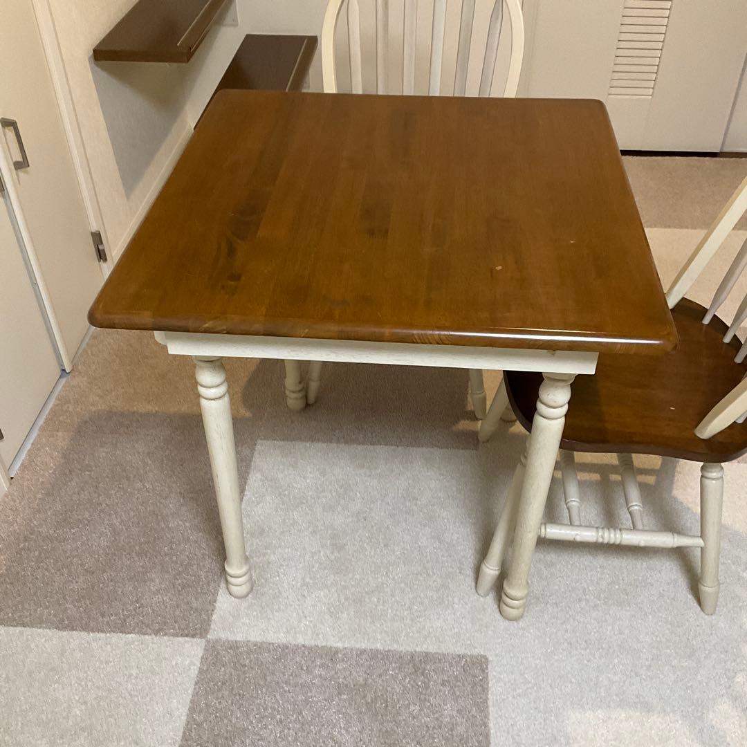 出品① マキアート　ダイニング　テーブルx1 & チェアx2 セット