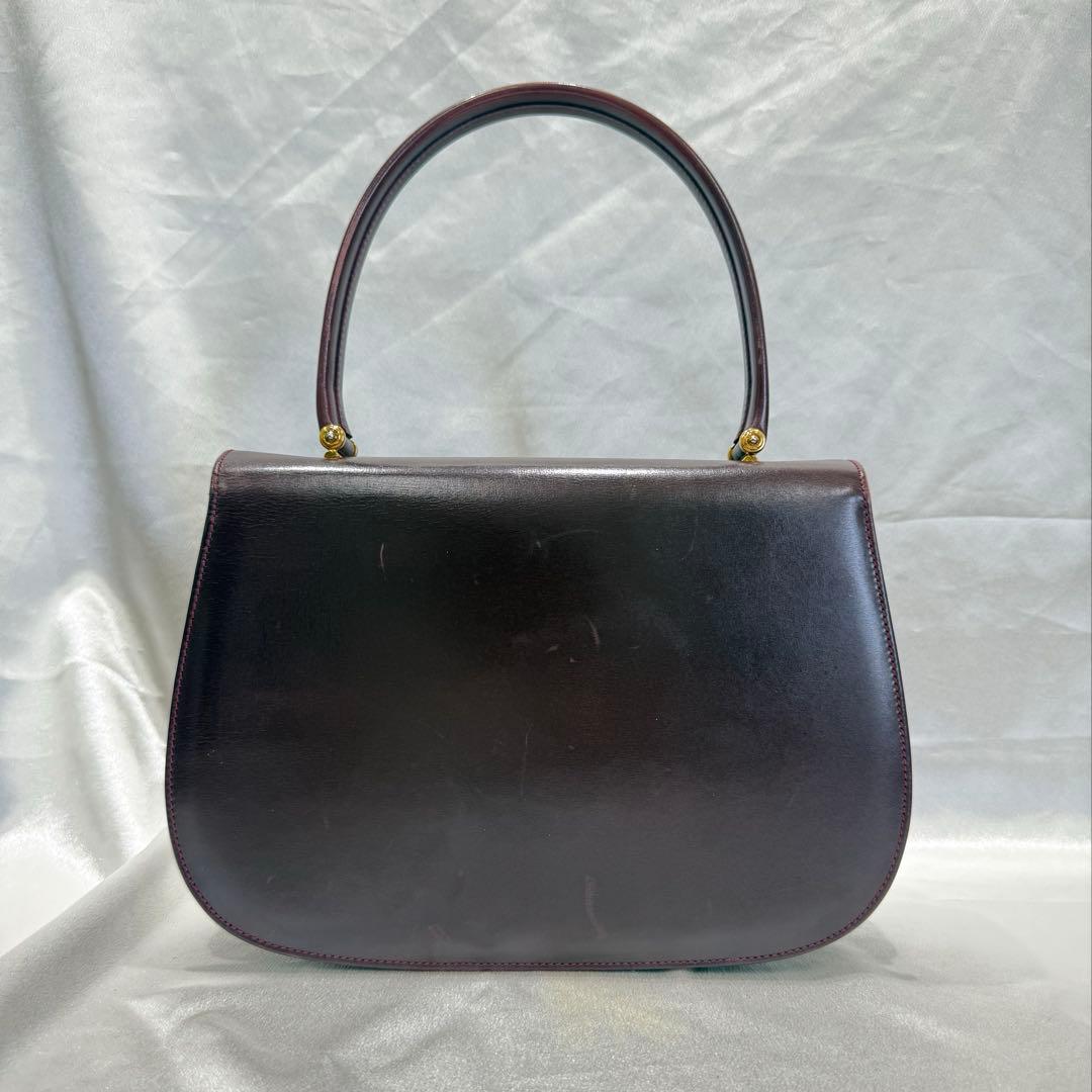 【セール中】GUCCI オールドグッチ ヴィンテージ ハンドバッグ ボルドー