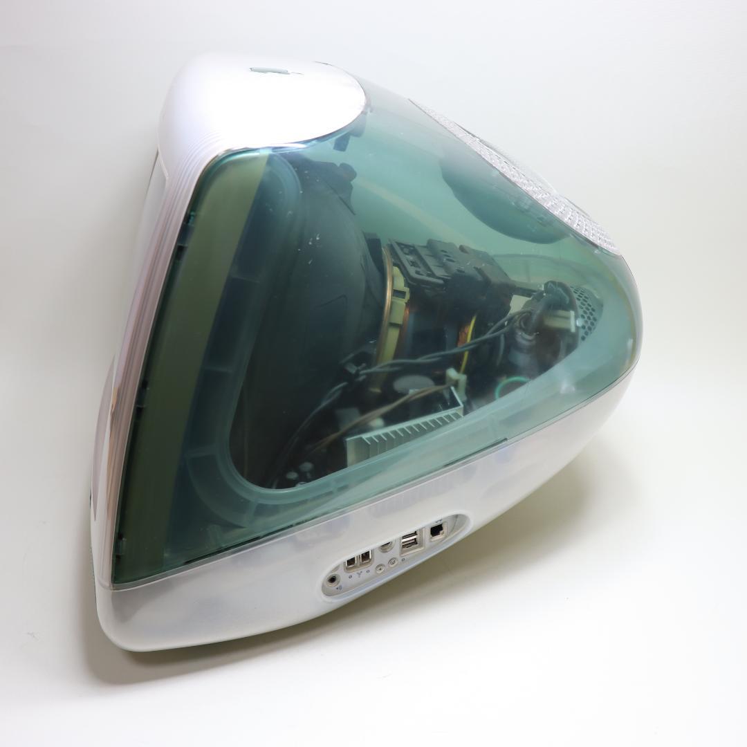 初代iMac スケルトン 電源コード ジャンクキーボード付属 　D-96