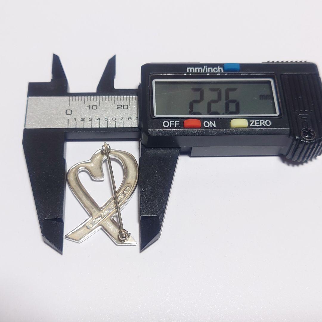 極美品 ティファニー ブローチ ラビングハート ミディアム 925 ケース付き