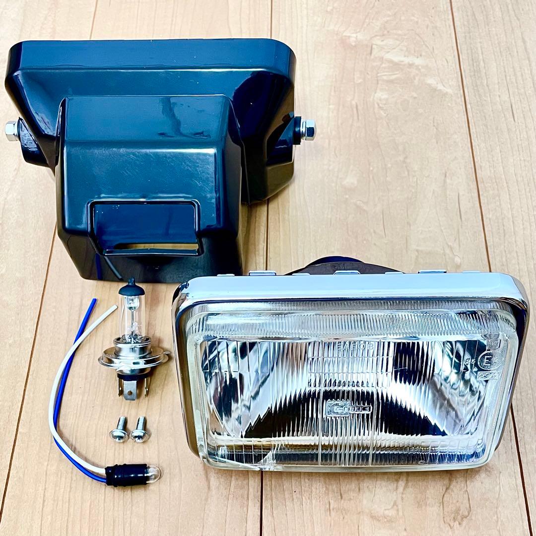 訳あり シビエ CIBIE 角型 ヘッドライト 当時物 角目 マーシャル