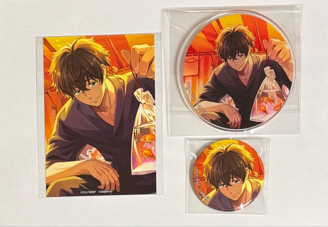 ウィンヒロ カード ブロマイド 缶バッジ アクリルコースター セット 十亀条