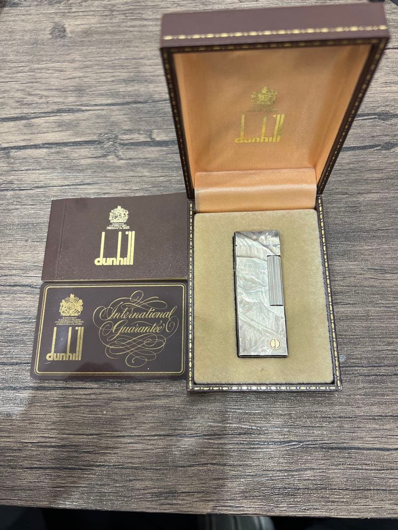 dunhill ダンヒル　ライター　シルバー　銀　レア　ガス