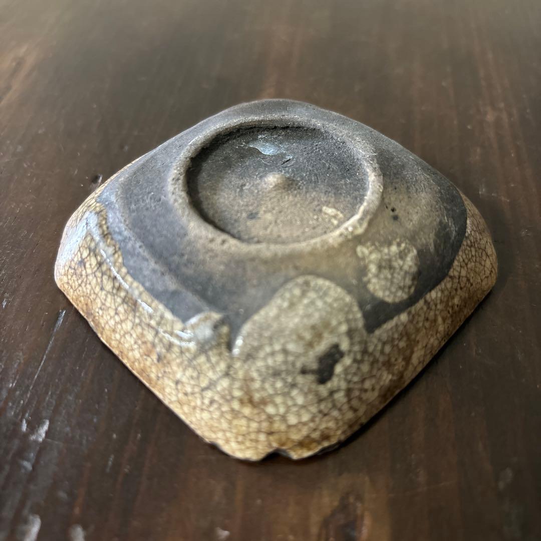 時代黄瀬戸小皿　5点　豆皿　美濃　瀬戸　酒盃　骨董　アンティーク　古道具　李朝