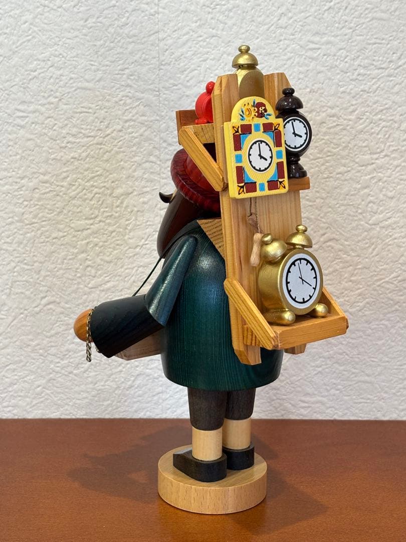 ドイツ製　木工芸品　煙出し人形（パイプ人形）