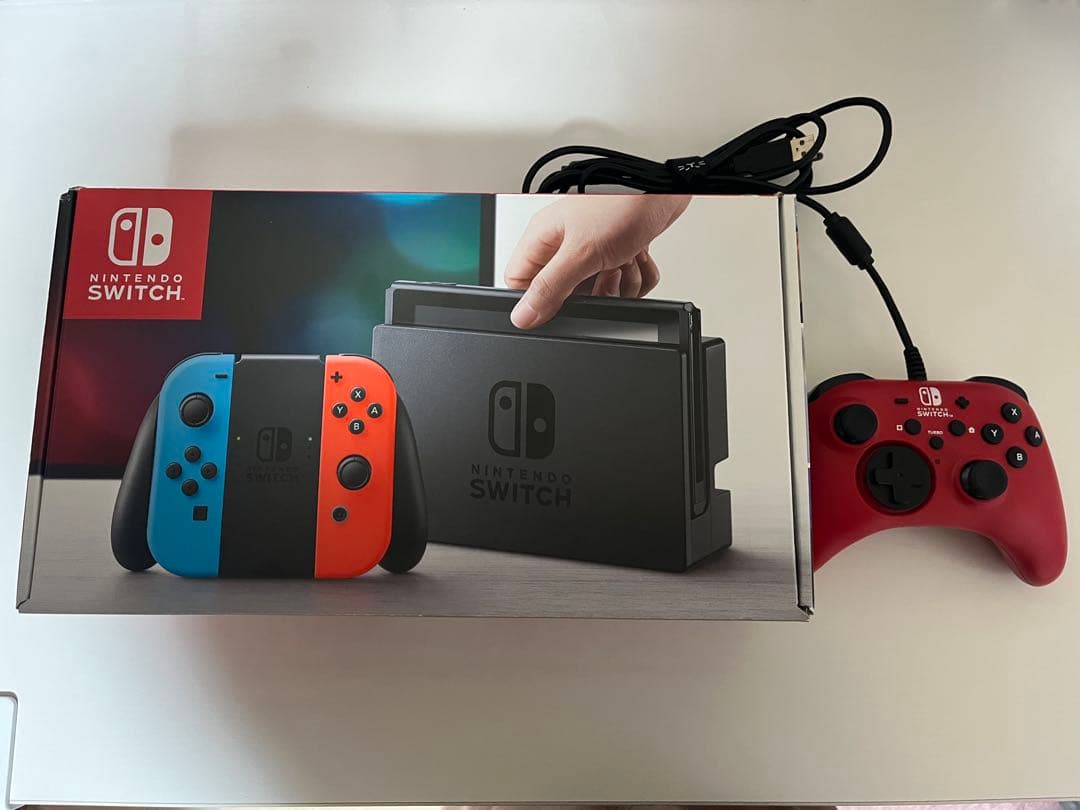 Nintendo Switch 本体 青/オレンジ Joy-Con プロコン付き