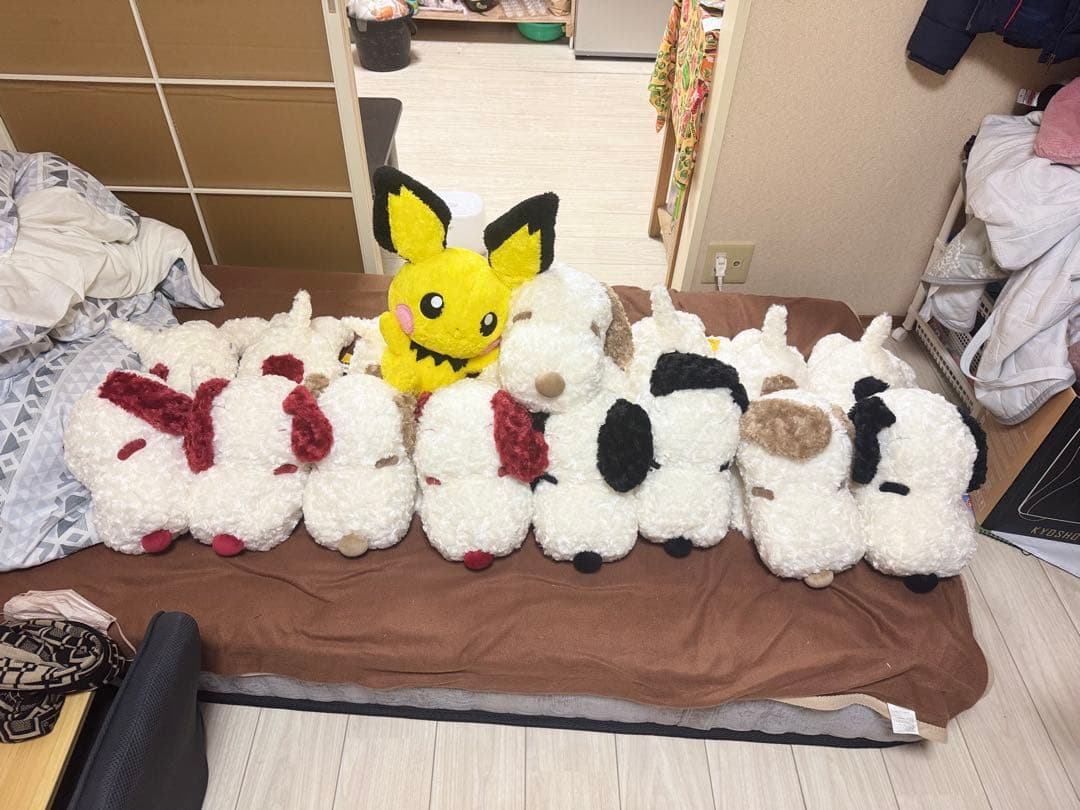 ぬいぐるみセット（犬型＆ピカチュウ） まとめ10