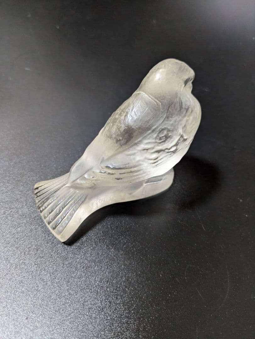 R. Lalique　ルネラリック　オブジェ　置物 インテリア　フィギュリン　雀