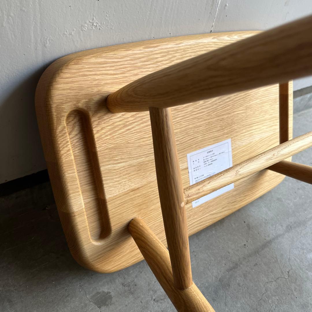 美品・廃盤希少★無印 オーク材スツール・丸脚 リアルファニチャー