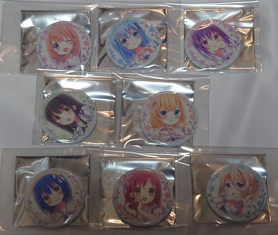 ② ごちうさ ハートポーズ 缶バッジ C97 コンプリートセット