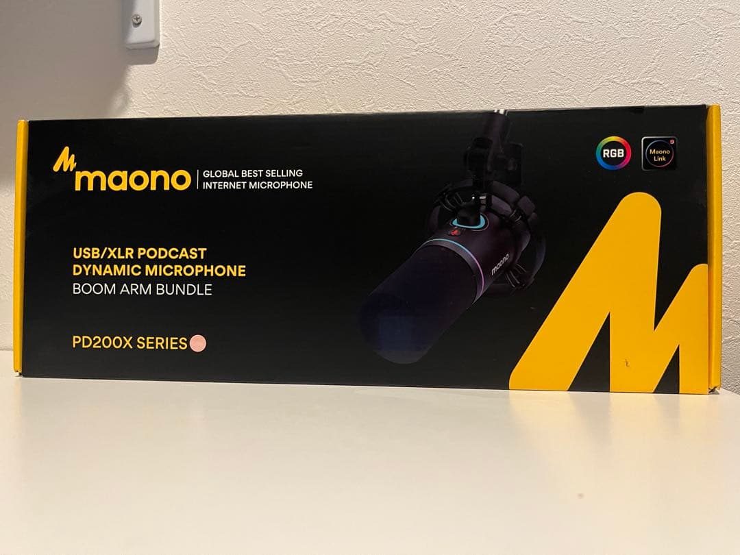 MAONO ゲーミングマイク USB XLR接続 ダイナミックマイク ピンク