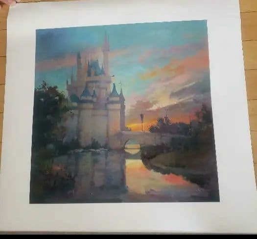 WDWウォルトディズニーワールドシンデレラ城絵画