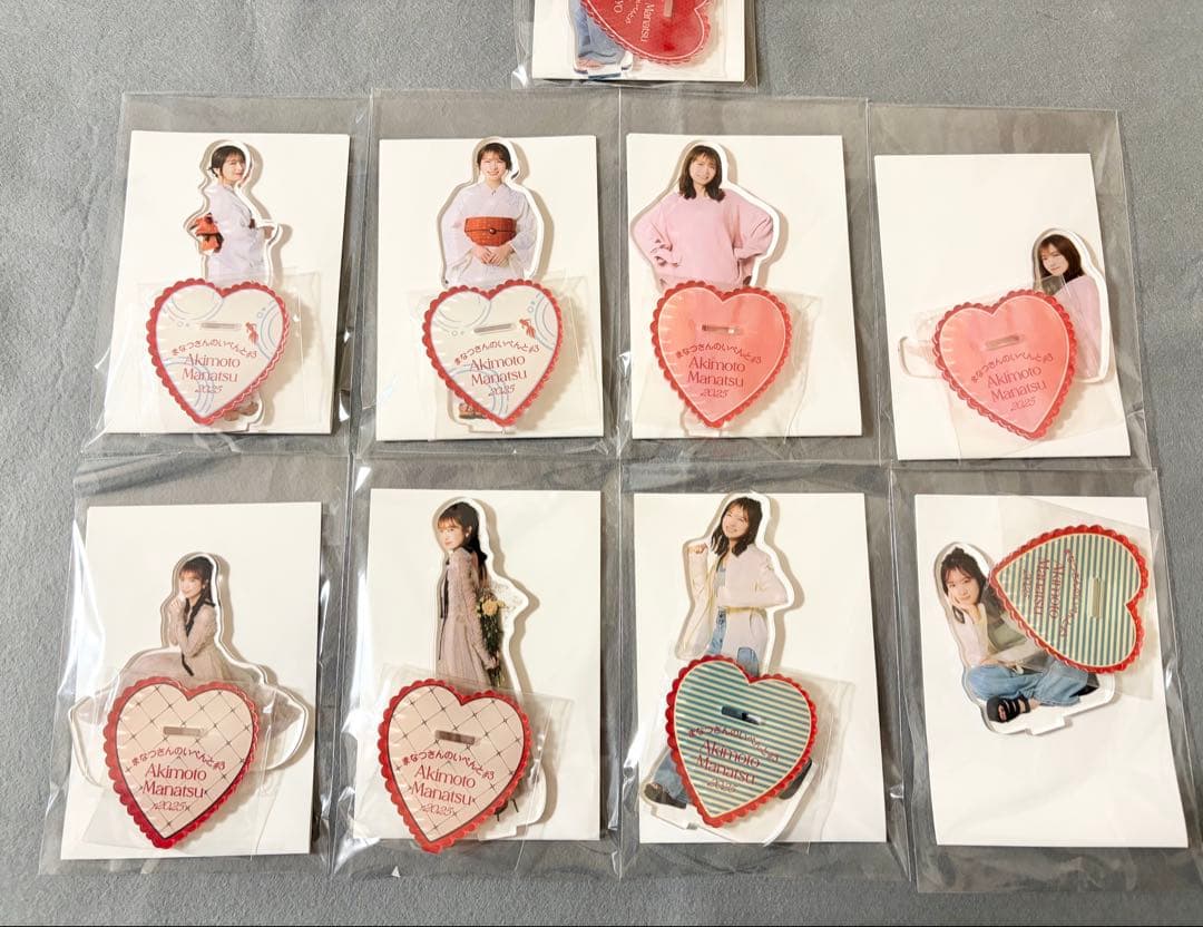 秋元真夏　ランダムアクリルスタンド2025 8種コンプ+1