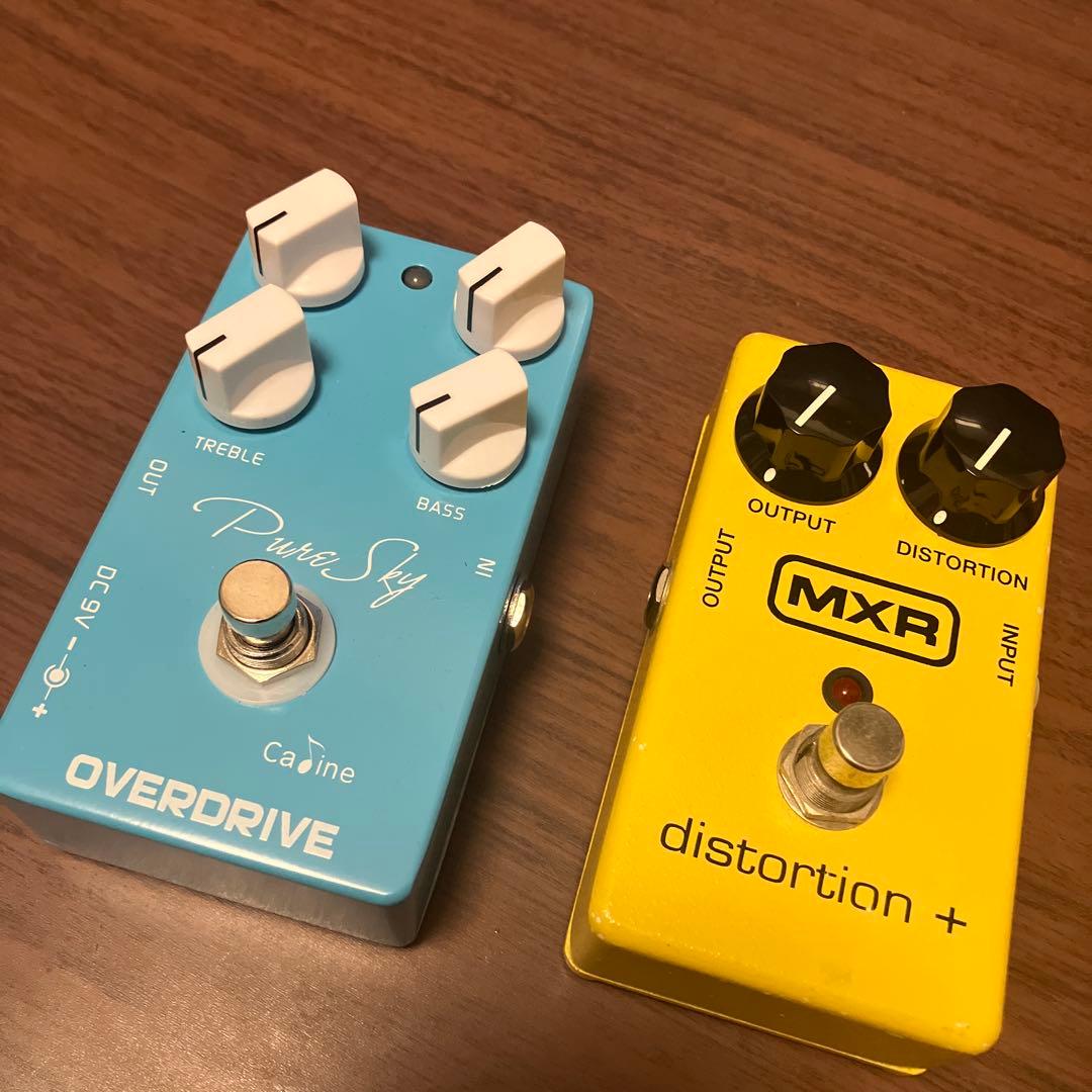 ギター Caline Pure Sky & MXR Distortion+