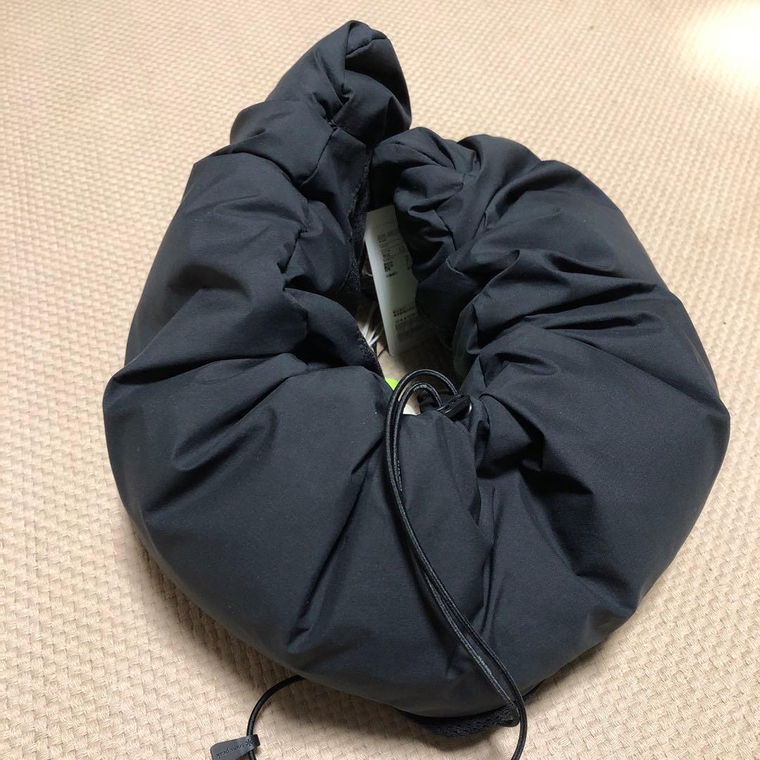 新品　スノーピーク　ダウンマフラーブラック　ネックウォーマー