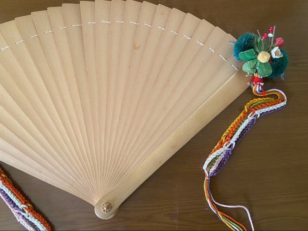 巫女　桧扇　檜扇　浦安の舞