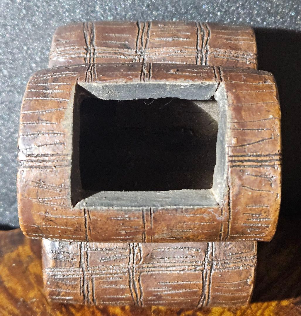 名作❗】備前焼古備前　細工物　 三俵ねずみ　ねずみ大黒　香炉 商売繁盛　子孫繁栄