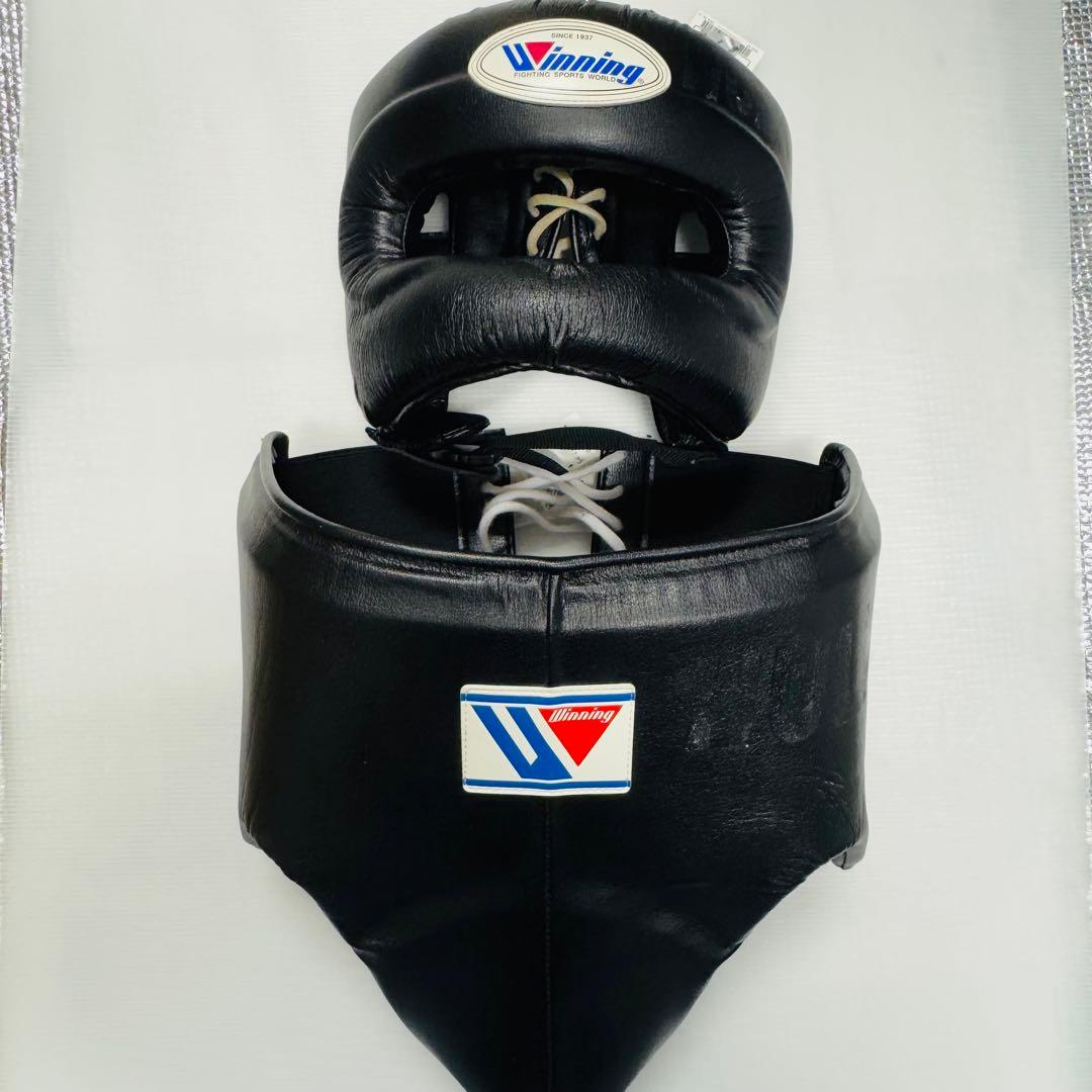 ウイニング ボクシング ヘッドギア　カッププロテクター　セット　Winning