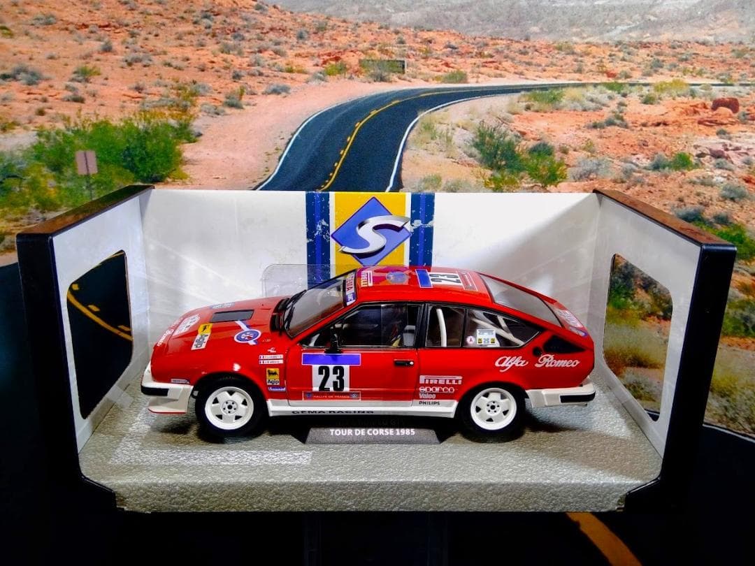 1/18 ソリド　アルファロメオ GTV6　ツール・ド・コルス 1985
