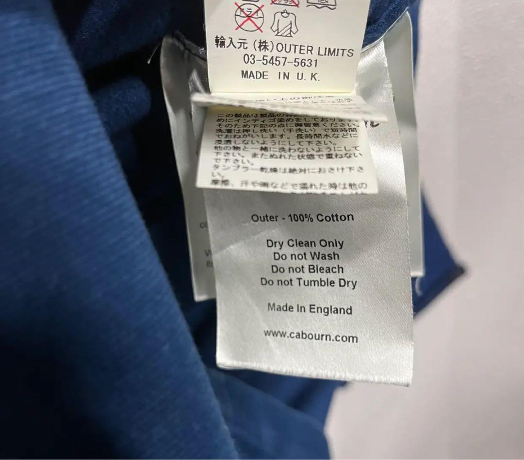 NIGEL CABOURN/WASHED CAMERAMAN JKT/インディゴ