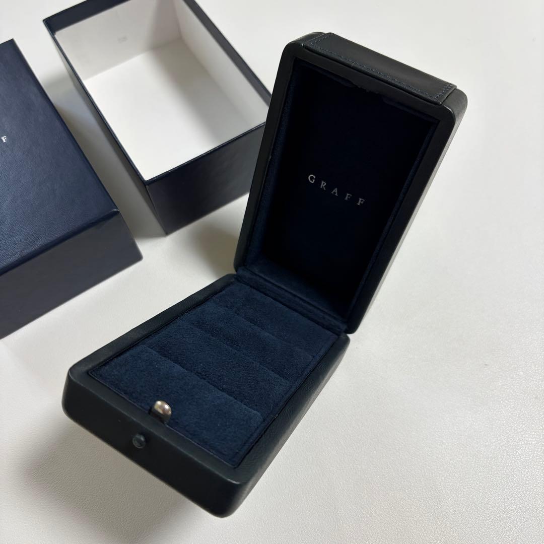 美品　グラフ　ペアリングケース　結婚指輪　空箱　ジュエリーボックス　旧型