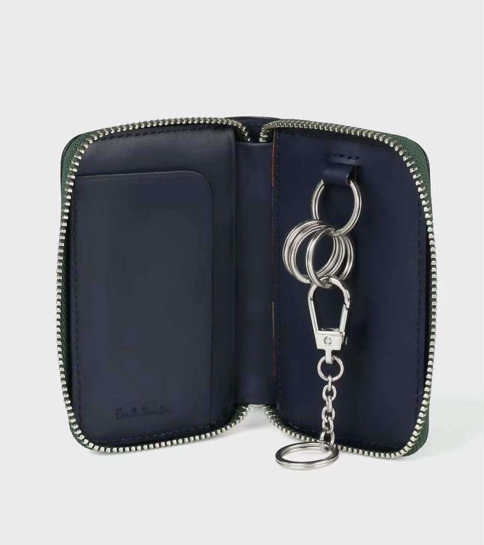 ポールスミス　 ブライトストライププラー スマートキー&カードケース