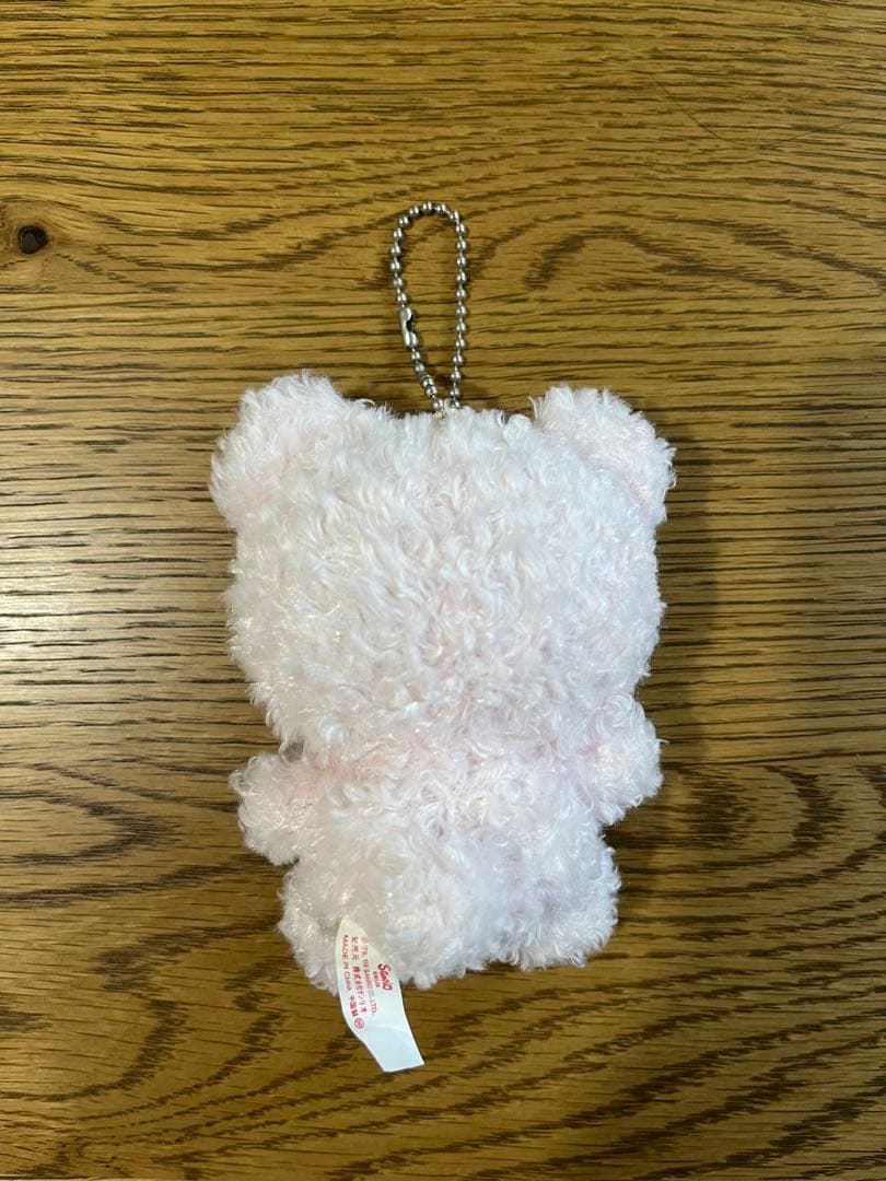 【美品】ハローキティ　ピンクリボン　ぬいぐるみキーチェーン　いちご　くま　レア品