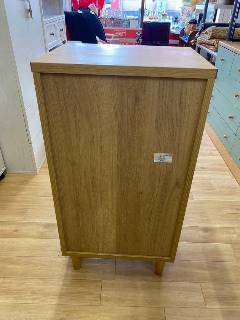 ナチュラルウッド 9段チェスト