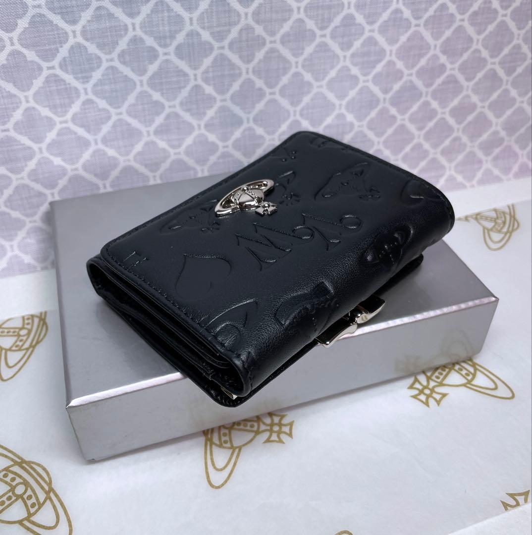 【新作✩内柄も素敵】Vivienne Westwood 三つ折り財布 マット