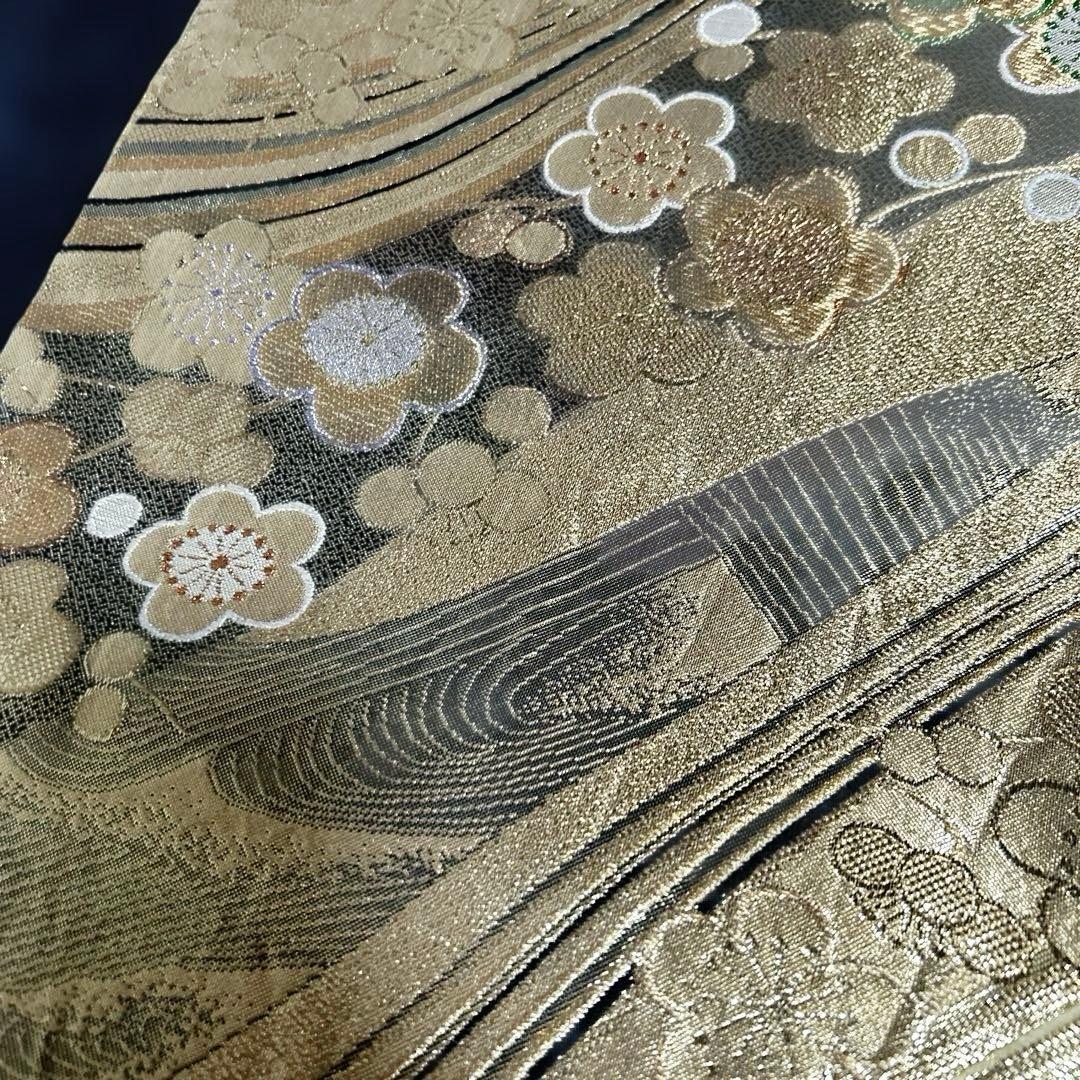 新品　ほぼ美品　袷　正絹　振袖　友禅　フルセット　7点　身丈163 裄丈69