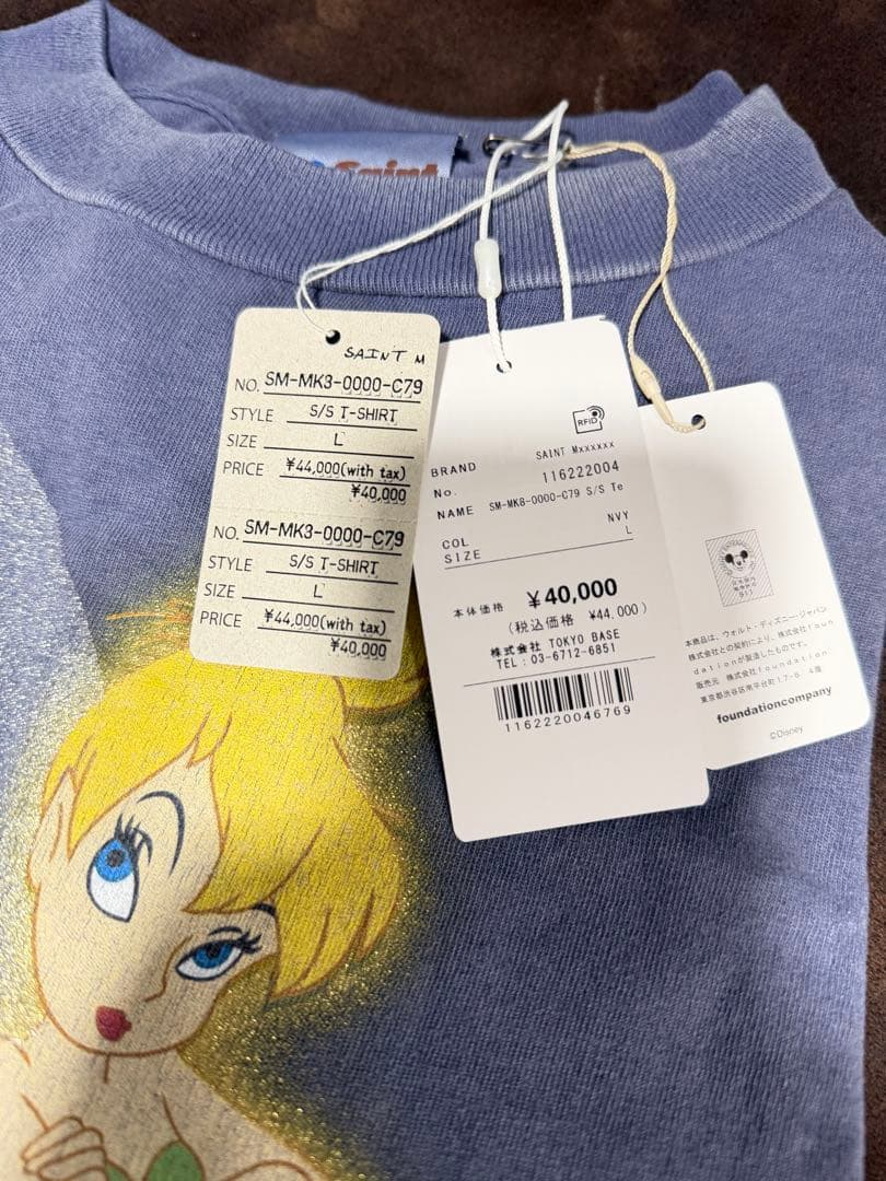 セントマイケル　TINKER BELL ディズニー　tシャツ　国内正規品　L
