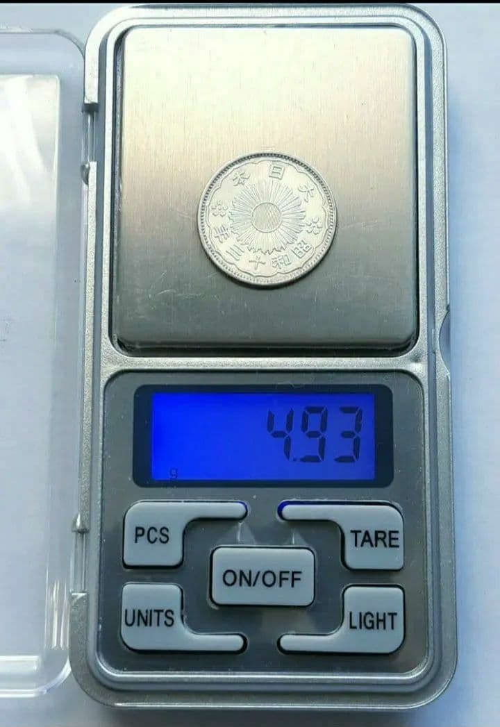 【大特年/極美品】昭和13年 小型(鳳凰)50銭銀貨