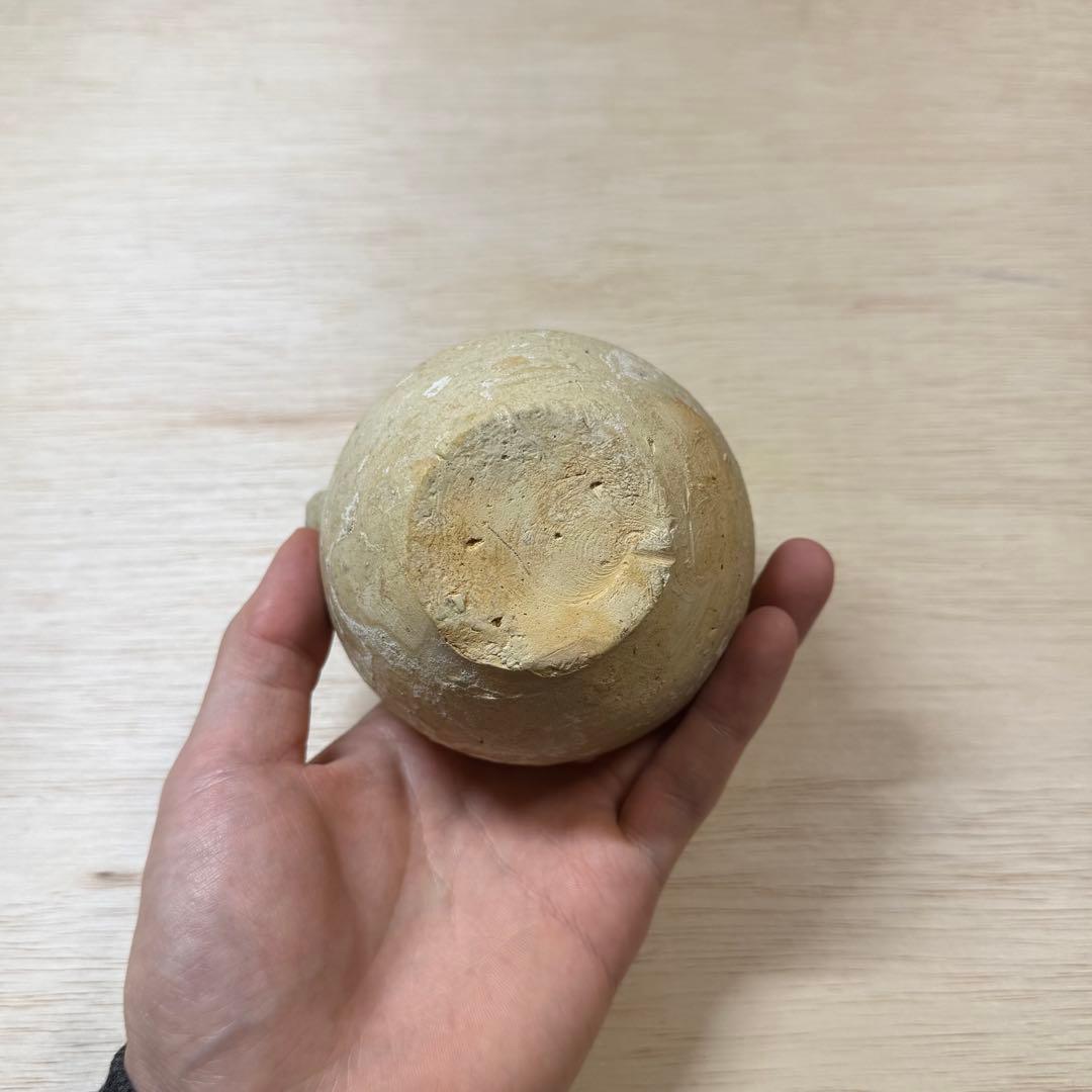 古瀬戸 灰釉 水滴 室町時代 発掘品 陶片 古美術 骨董 民藝 古美濃 古常滑